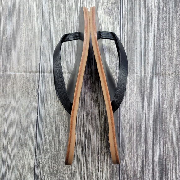 Beek NWT Seabird Leather Thong Sandals Black - Picture 6 of 15